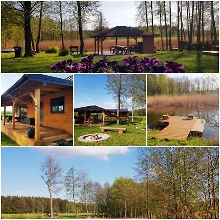 Dom wakacyjny Wypoczynkowy Zacisze W Makosiejach Z Dostępem Do Rzeki, Z Balią I Jacuzzi Makosieje