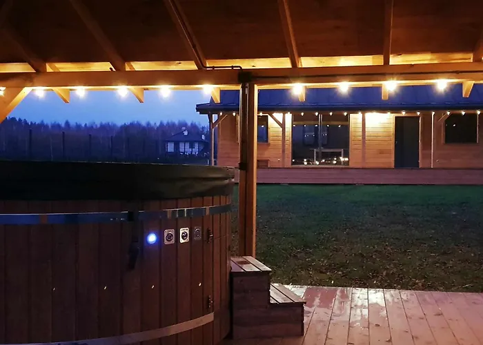 Wypoczynkowy Zacisze W Makosiejach Z Dostepem Do Rzeki, Z Balia I Jacuzzi Vakantiehuis Makosieje